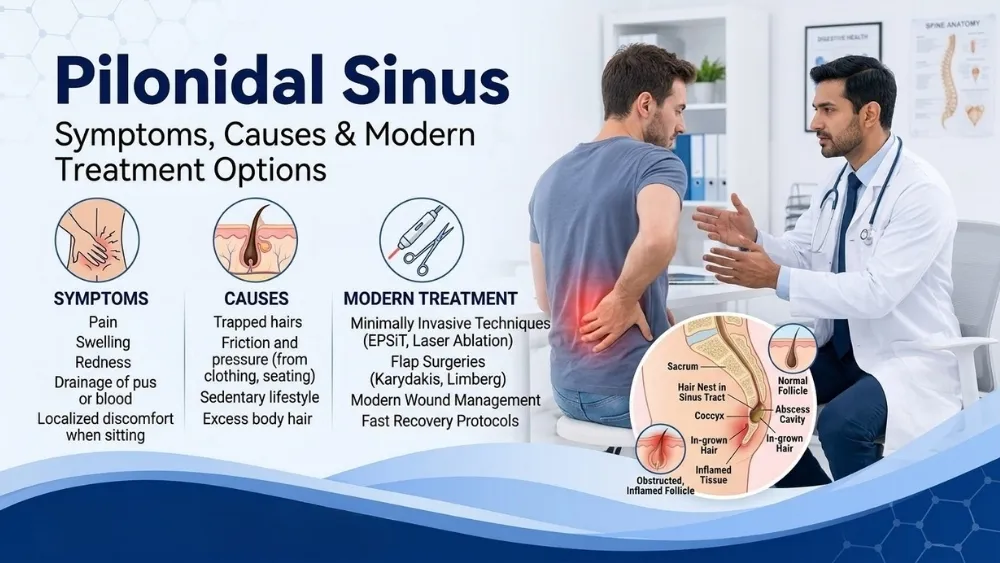 Pilonidal Sinus | Symptoms, Causes, Treatment