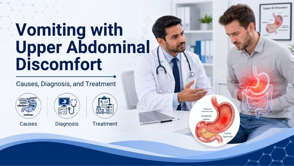 Vomiting with Upper Abdominal Discomfort | Causes & Treatment