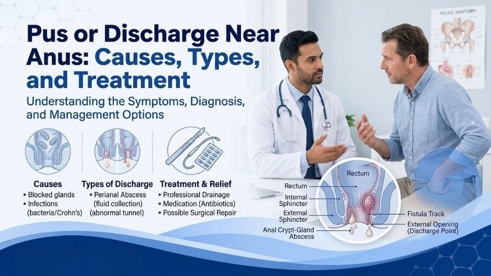 Pus or Discharge Near Anus | Causes, Treatment