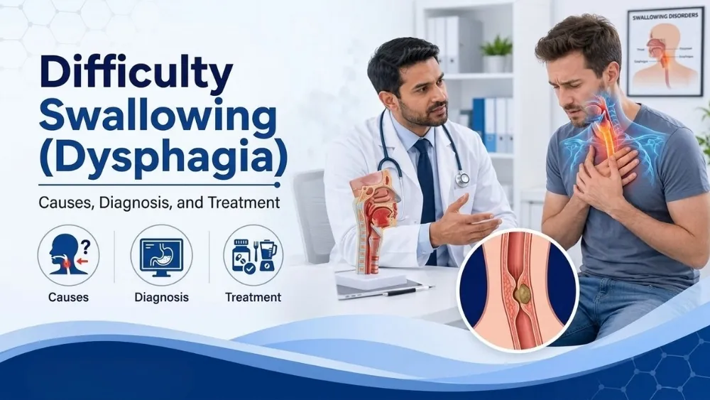 Difficulty Swallowing (Dysphagia) | Causes, Warning Signs & Treatment