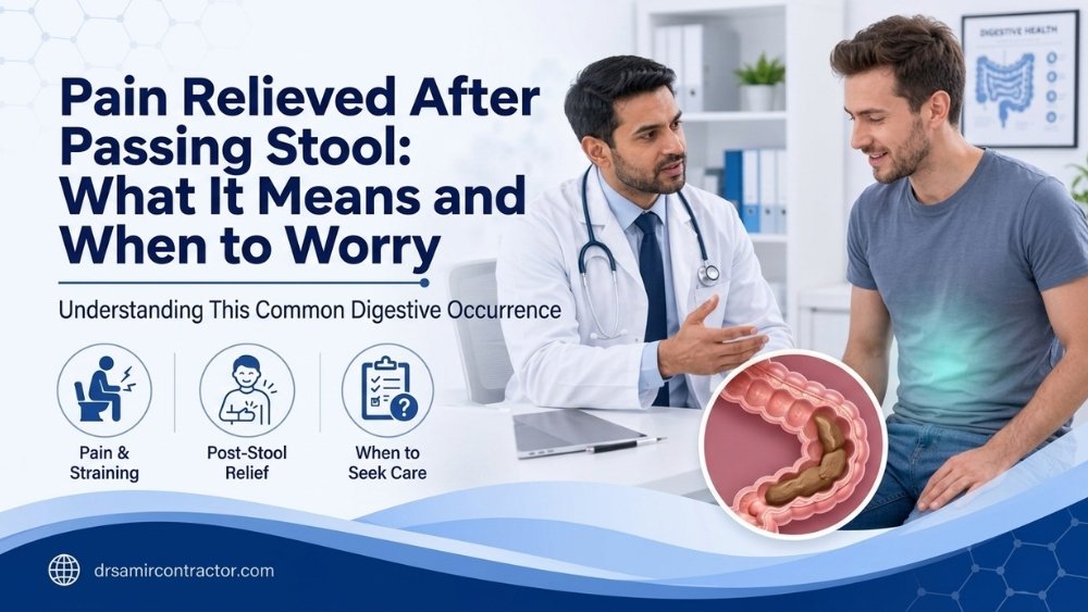 Pain Relieved After Passing Stool | IBS Abdominal Pain