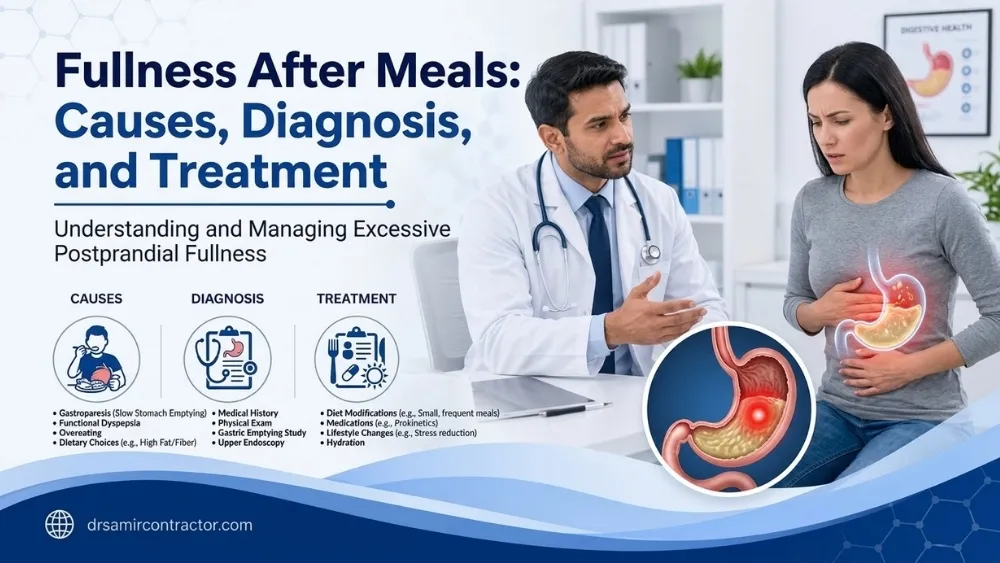 Fullness After Meals | Causes, Warning Signs & Treatment
