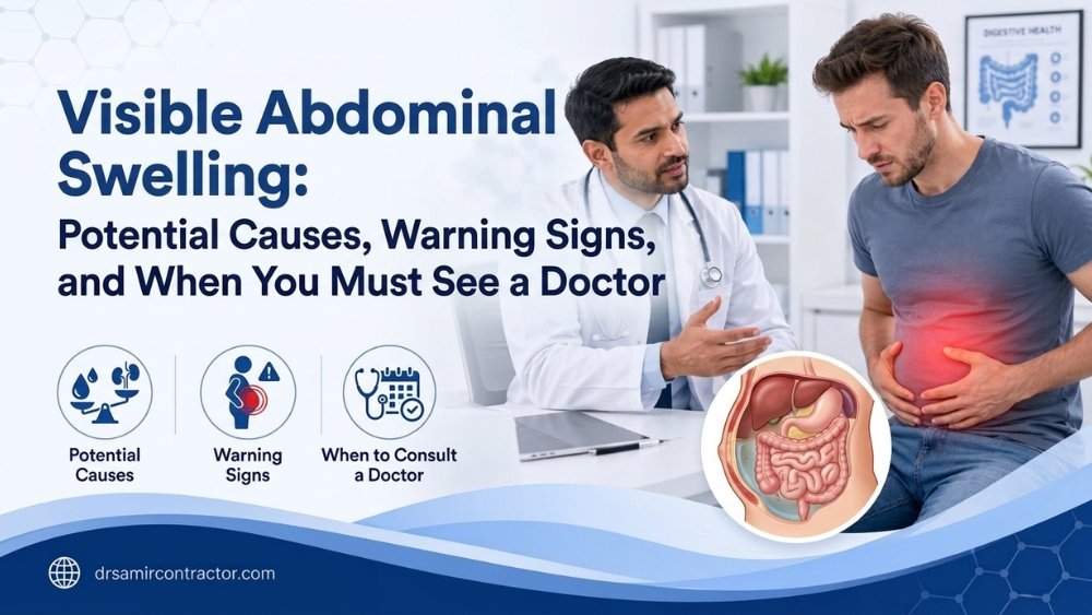 Visible Abdominal Swelling | Causes, Red Flags & When to Worry