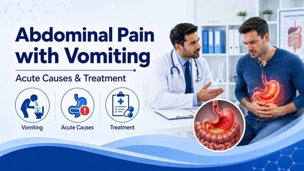 Abdominal Pain with Vomiting | Acute Causes & Treatment