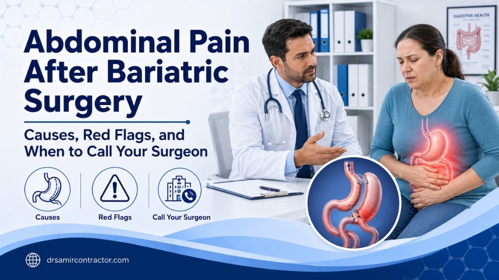 Abdominal Pain After Bariatric Surgery | Causes, Red Flags & When to Call Your Surgeon
