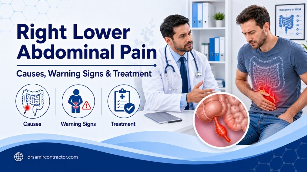 Right Lower Abdominal Pain | Causes, Warning Signs & Treatment