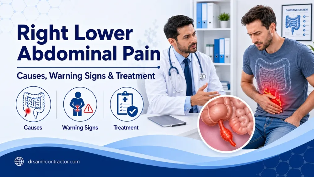 Right Lower Abdominal Pain | Causes, Warning Signs & Treatment
