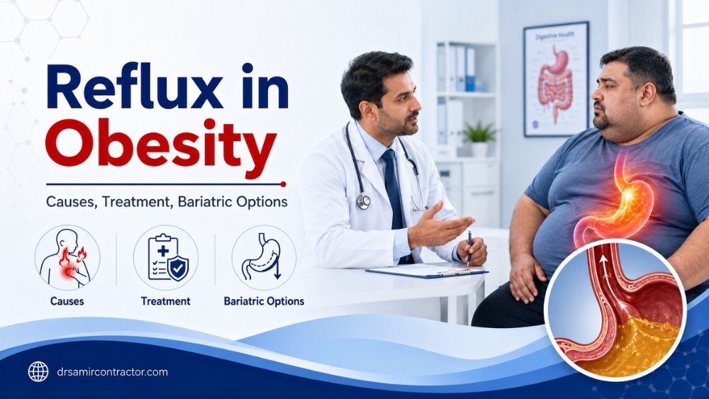 Reflux in Obesity | Causes, Treatment, Bariatric Options