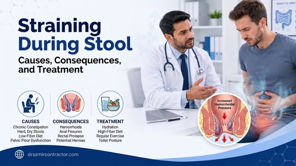 Straining During Stool | Causes & Treatment