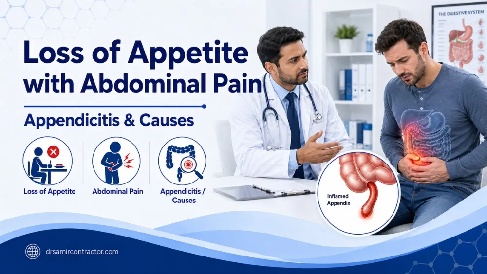 Loss of Appetite with Abdominal Pain | Appendicitis & Causes