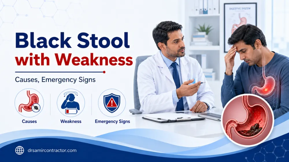 Black Stool with Weakness | Causes, Emergency Signs
