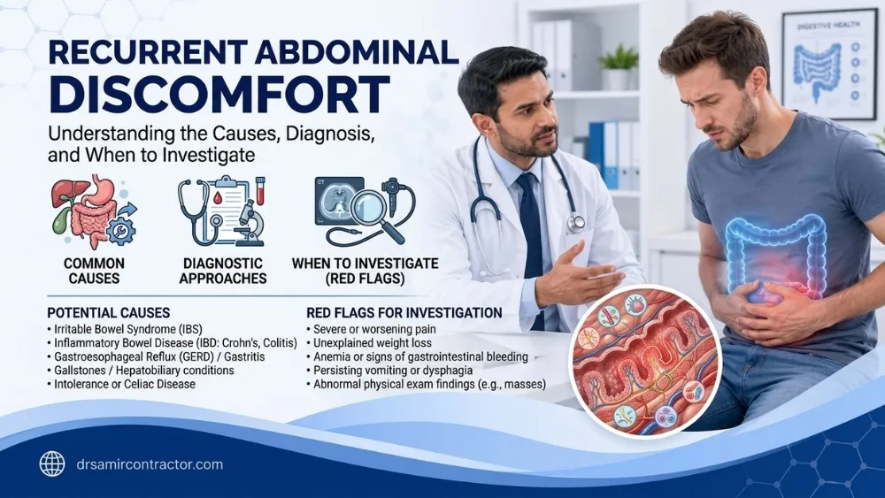 Recurrent Abdominal Discomfort | Causes, Diagnosis & When to Investigate