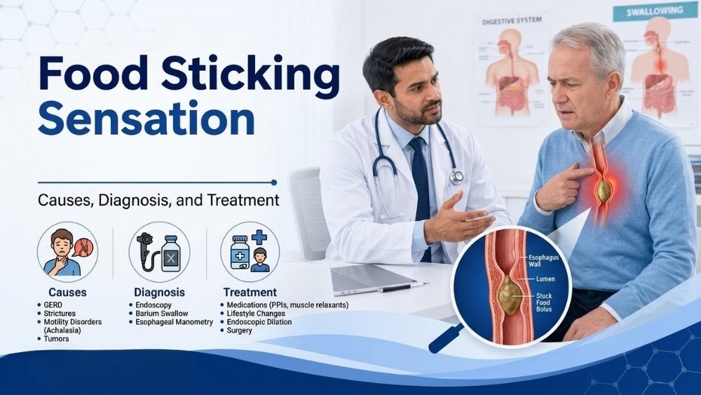 Food Sticking Sensation | Causes, Warning Signs & Treatment