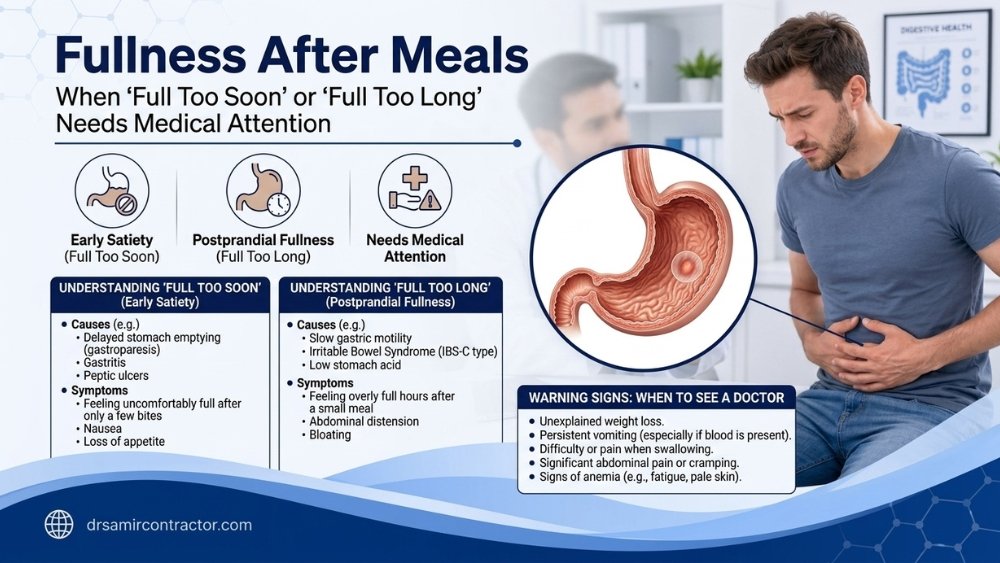 Fullness After Meals | Early Satiety, Causes & When to Worry