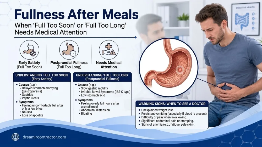 Fullness After Meals | Early Satiety, Causes & When to Worry
