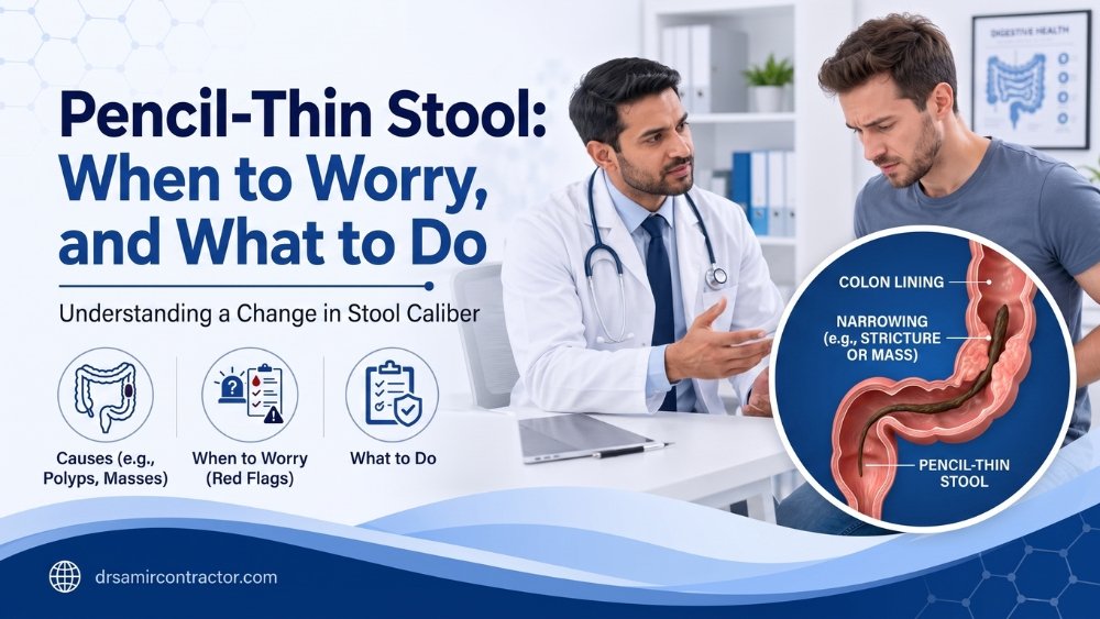 Pencil Thin Stool | Narrow Stool Causes & When to Worry
